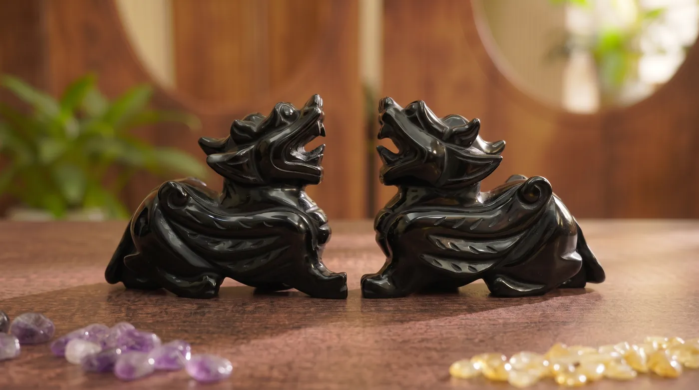 龍头龟(黑曜石)